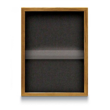 United Visual Products Indoor Enclosed Combo Board, 48"x36", Black Frame/Burgundy & Keylime UVCB4836B-BURGUN-KEYLIME
